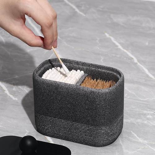 匠棠棉签盒可定制LOGO分格收纳