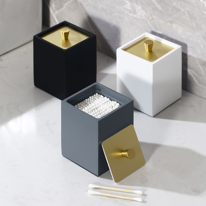 轻奢棉棒收纳盒家用个性创意牙签筒高档牙线盒化妆棉棒罐商用定制,收纳整理,牙签盒,淘宝优惠券,粉丝福利购,淘宝优惠卷