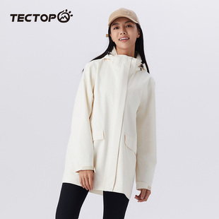 搖粒絨內(nèi)膽 可拆卸秋冬防風防雨登山服外套 戶外三合一沖鋒衣女式