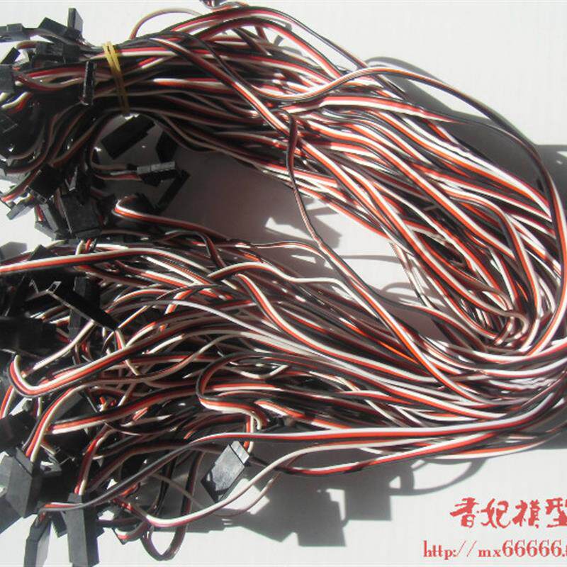 50CM 舵机延长线 航模飞机直升机加长线 DIY连接线 遥控飞机配件