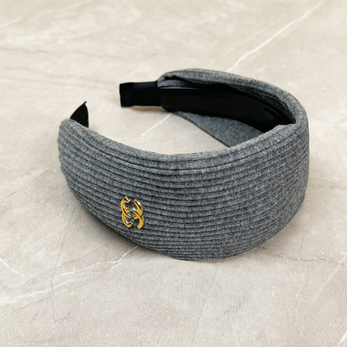 小香风针织加宽发箍防滑运动发带