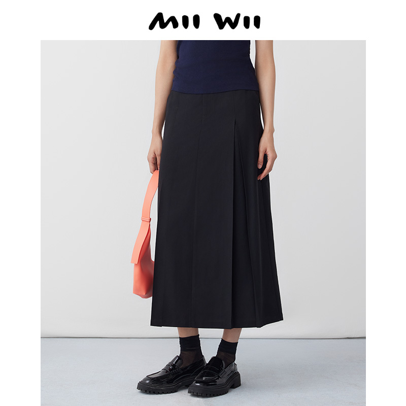 MIIWII/末·未黑色长半裙