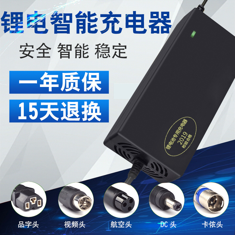 3.7V聚合物6串锂电池电动车锂电池充电器 24V25.2V2A3A4A5A6A8A