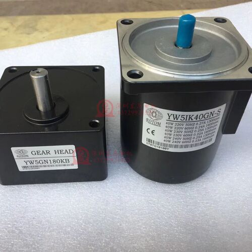 三相380V减速电机 ROTOM齿轮头减速机 YW5IK40GN-S工业用减速电机