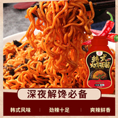 百鸣韩式 火鸡面酱料瓶爆辣甜辣拌面酱调味料拌面专用酱面条瓶240g
