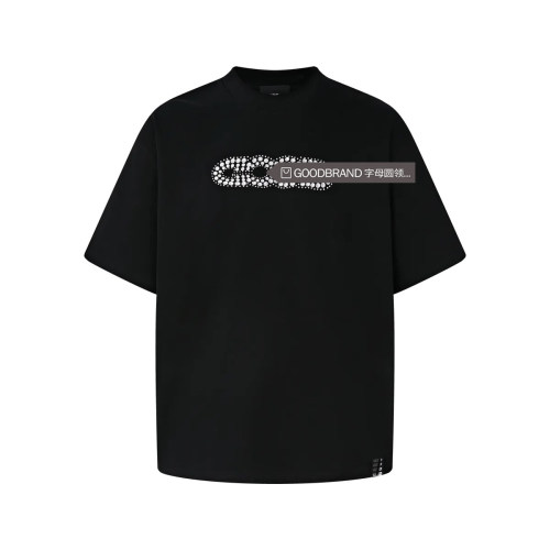 【老白同款】GOODBRAND 24SS 组合色片三色宽松短袖情侣T恤