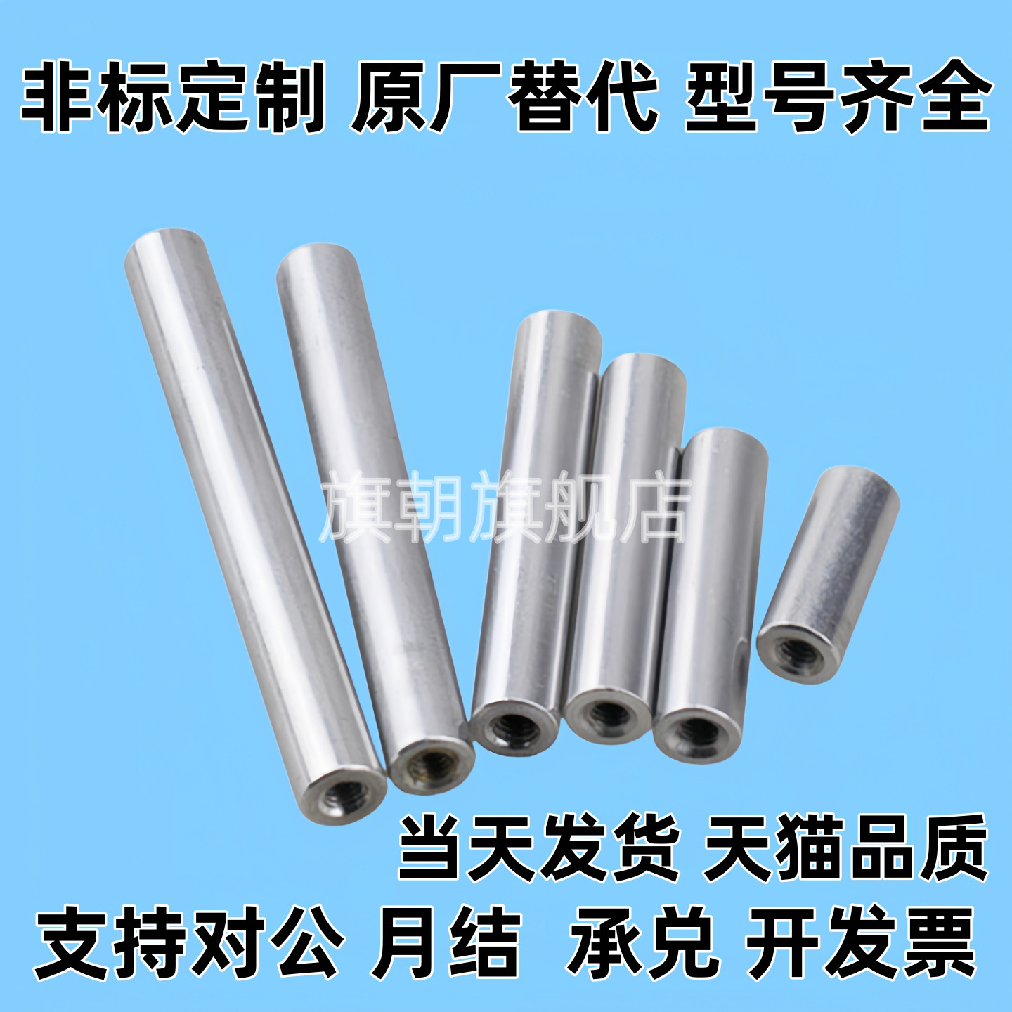 导向轴SCD01/2/6/7/21/22/51-D10-L100-M4 一端内螺纹型 g6