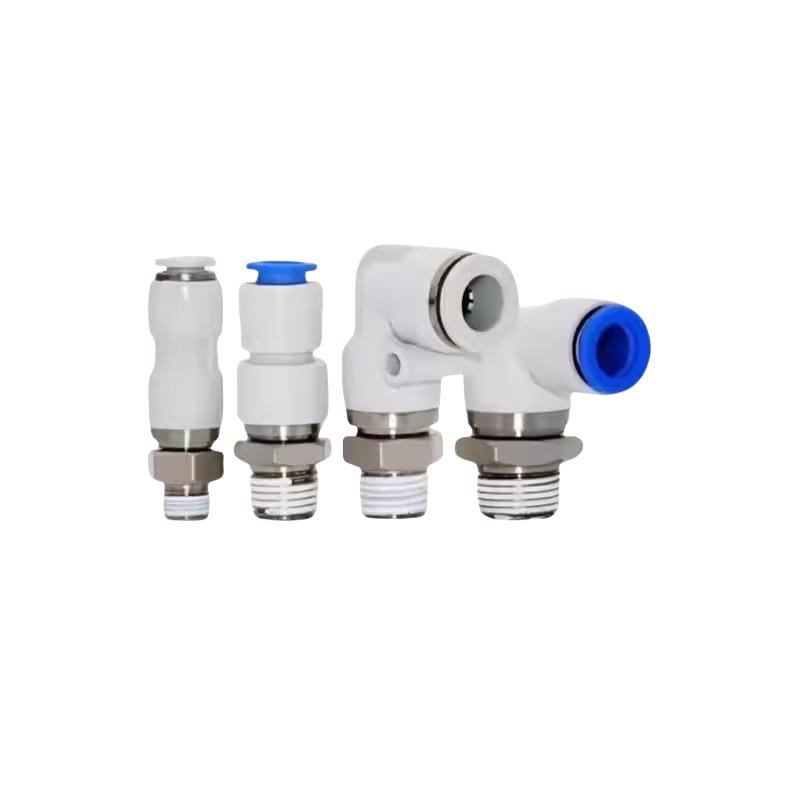 旋转接头弯管型RTCNL接插型RTCN4/6/8/10-M5/1/2/3 同规格