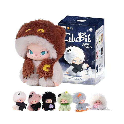 【明星同款】官方正品cluebie咕噜比潮玩盲盒毛绒公仔侦小宝