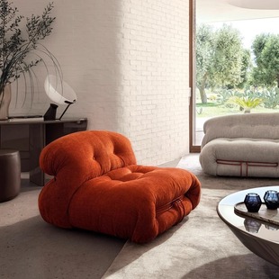 河马沙发cassina布艺懒人沙发客厅Soriana设计师钢牙沙发 言乐居