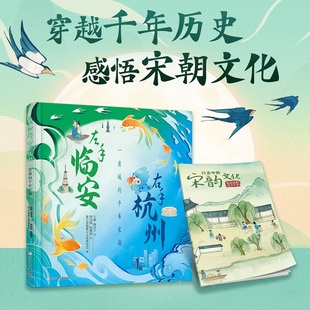 中国宋韵文化趣味科普绘本 左手临安 千年宋韵 一座城 中学生小学生儿童暑期历史文化课外阅读书籍 右手杭州