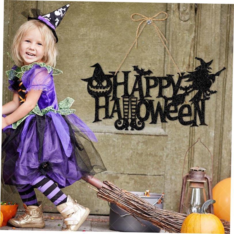 Halloween Party Decors Pumpkin Ghost Bat Door Hanging Penden