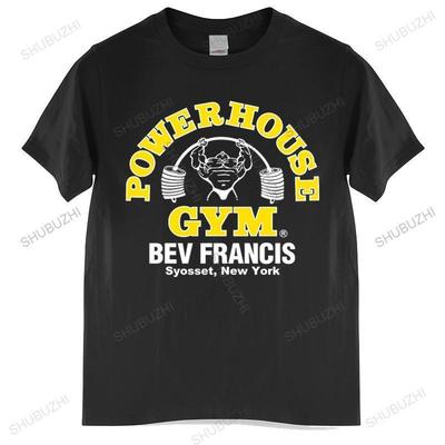 cotton tshirt men summer tees T Shirt Men powerhouse gym Sum