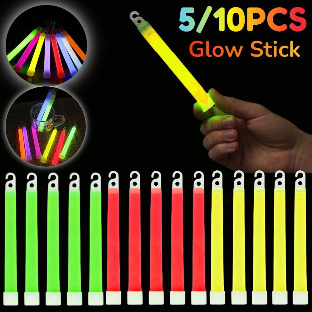 10PCS Fluorescence Glow Stick Military Glow Light Sticks