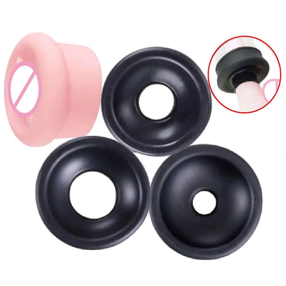 Penis Extender Accessory Kit - Silicone Ring, Vacuum Pump Si