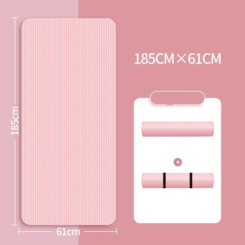 10mm Yoga Mat Thick Non-slip Exercise Fitness Workout Mats f