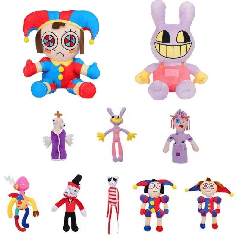 New The Amazing Digital Circus Pomni Jax Plush Toy Anime Cut