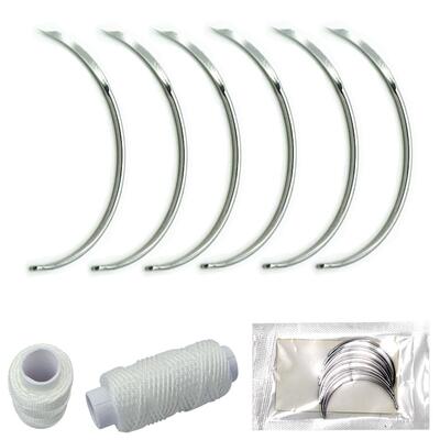 10 suture needles for veterinary surgery, surgical sutures,