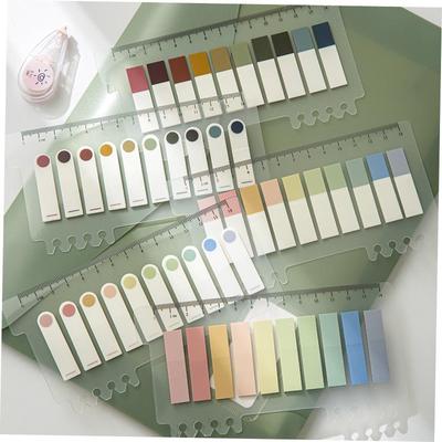 morandi index label sticker highlight sticky notes索引贴标贴