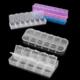Multi Slots Storage 1Pcs Rectangle Plastic Box Grids