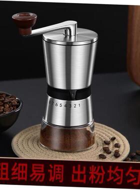 Manual Coffee grinder Stainless steel Burr milling咖啡磨豆机