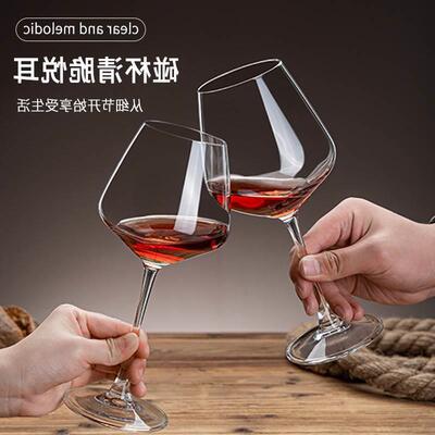 Crystal red wine glass set elegant wine glasses Goblet红酒杯