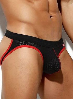 Mesh Jockstrap Men Thong Underwear Sexy Pouch Backless Eroti