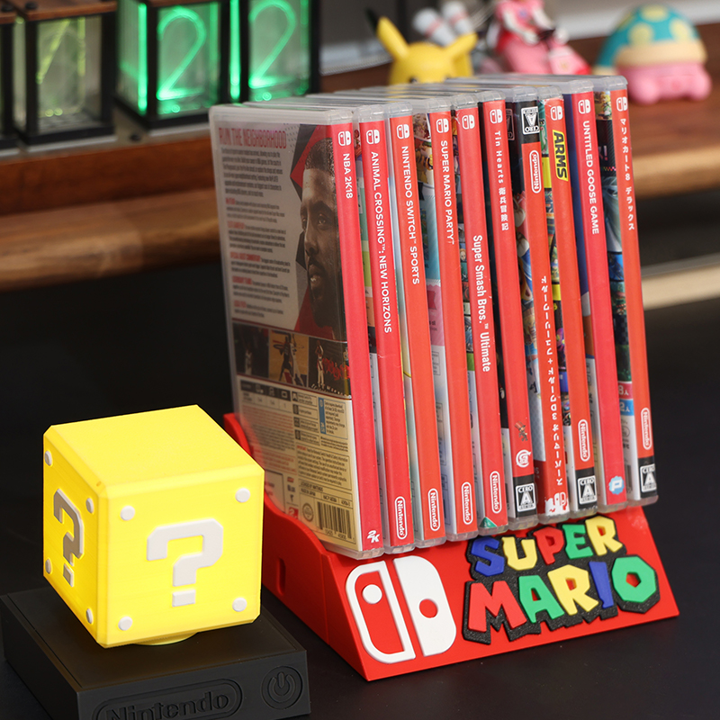 适用于任天堂switch展示架多功能ns2游戏主机卡带收纳盒switch多功能游戏卡支架ns周边配件展示收纳大容量