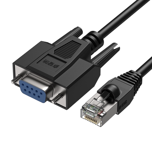 多普瑞 定制DB9针串口转RJ11水晶头 转COM口9孔 RJ45转232线 RJ12