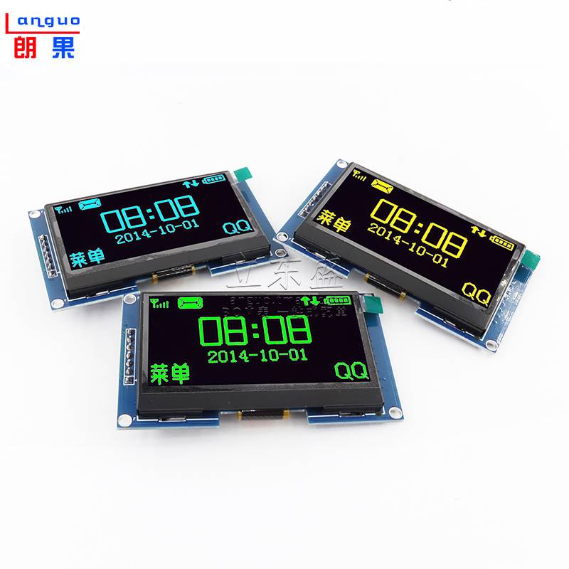 0.96寸OLED显示屏模块0.911.3寸液晶屏供原理图12864屏IIC/SPI