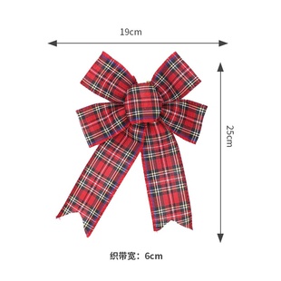 饰蝴蝶结 饰燕尾蝴蝶结圣诞树装 亚马逊Christmas bow圣诞节装