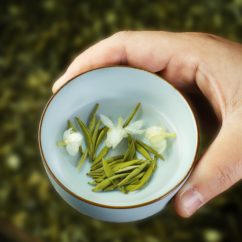 茉莉兰雪●御芽飘雪茉莉花茶浓香2026新茶飘雪明前独芽罐装花茶叶