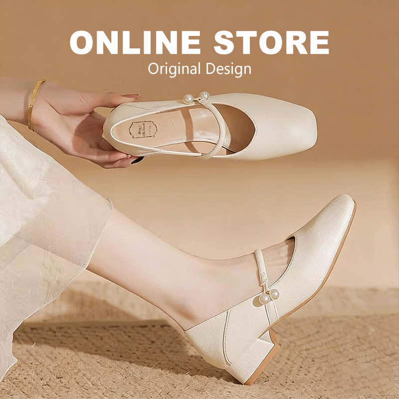 超软新中式国风玛丽珍鞋单鞋女2026年新款晚晚风低跟配旗袍鞋皮鞋