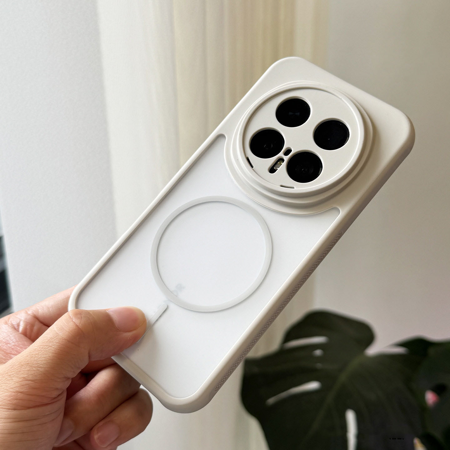 肤感二合一散热适用荣耀magic8pro/magic7手机壳磁吸磨砂全包防摔