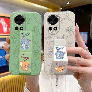 新款华为Nova13杰瑞手机壳nova12ultra磁吸折叠支架适用nova11猫和老鼠10Pro/9/8/7/6支架5Pro/4/3防摔硅胶壳