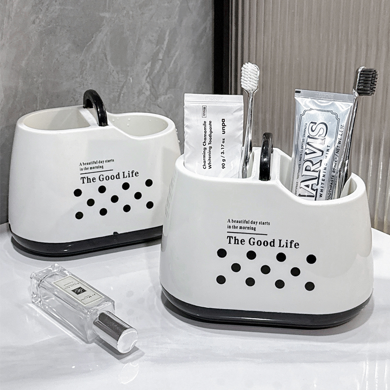 卫生间牙刷牙膏架置物架可沥水