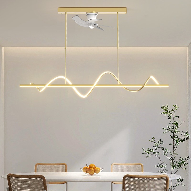摇头餐厅吊灯风扇一体2025年新款扇的灯现代简约轻奢家用吊扇带风,家装灯饰光源,餐厅吊灯,淘宝优惠券,粉丝福利购,淘宝优惠卷