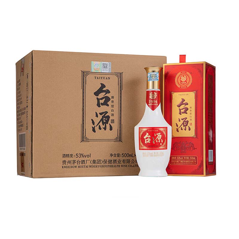 贵州茅台集团茅台台源53度500ML*6瓶婚宴宴请酱香型白酒