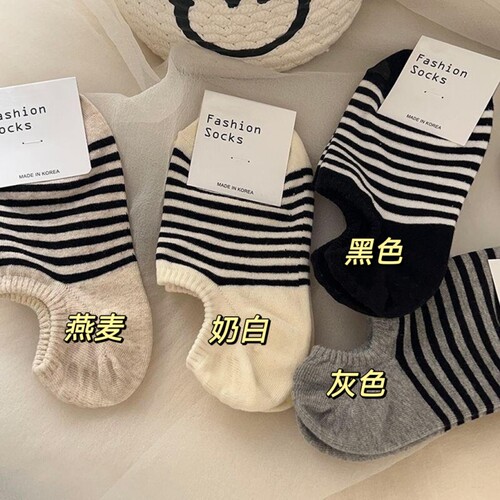 不掉跟夏天薄款袜子女隐形短袜