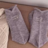 秋冬软糯保暖堆堆袜袜子女IOULOR新品 日系GOODLUCK卷边羊毛袜