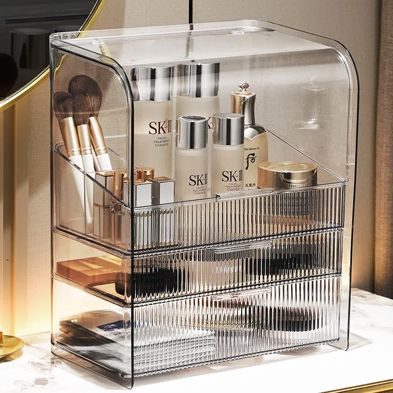 恬梦莱化妆品收纳盒高透PET材质
