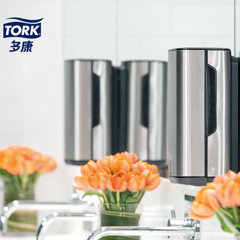多康TORK自动感应泡沫洗手液皂液器不锈钢壁挂式460009需配520501