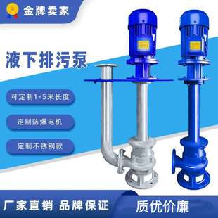 YW液下排污泵 液下泵 长轴泵 排污泵 液下排污泵 液下式
