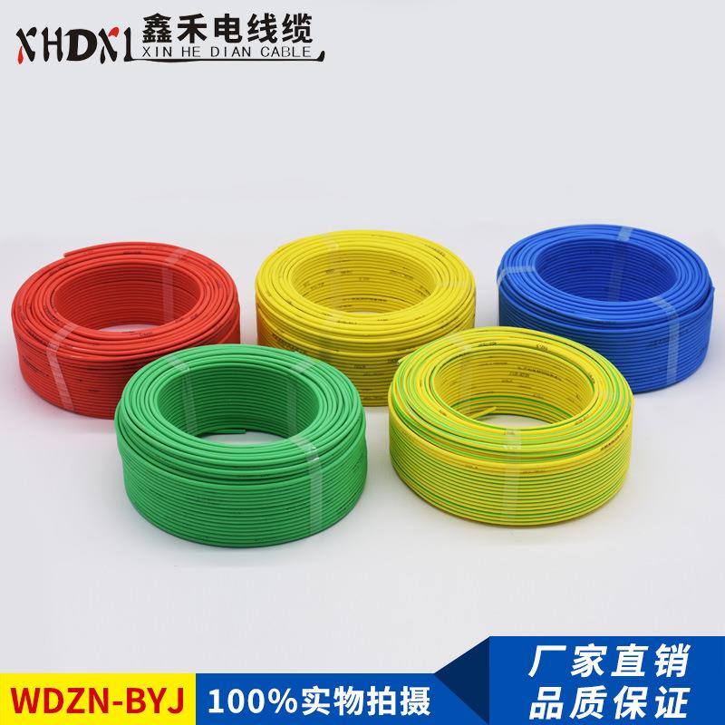 WDZN-BYJ铜芯1.52.546平方低烟无卤耐火国标环保家装电线