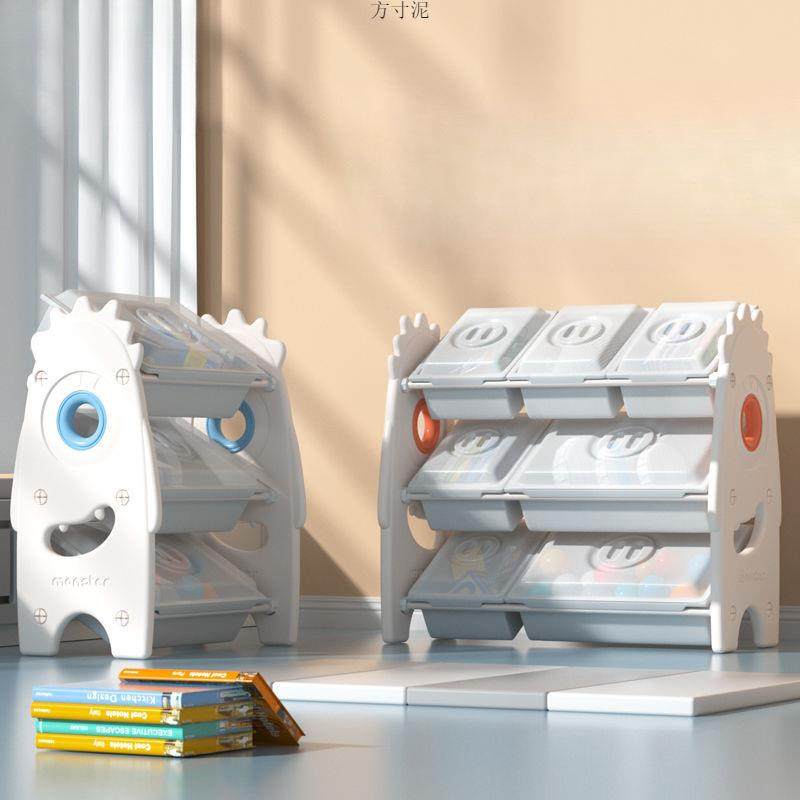 儿童玩具收纳架带盖宝宝书架置物神器大容量多层落地组合收纳柜厂,电子元器件市场,其它元器件,淘宝优惠券,粉丝福利购,淘宝优惠卷