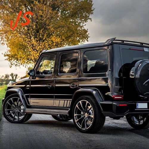 适用大g级W463W464G63G350固定侧踏板电动踏板 G500改4X4折叠踏板