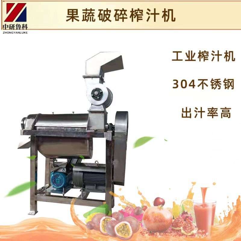 核果去核去皮打浆机 番茄枇杷刺梨打浆设备 大型水果渣浆分离机