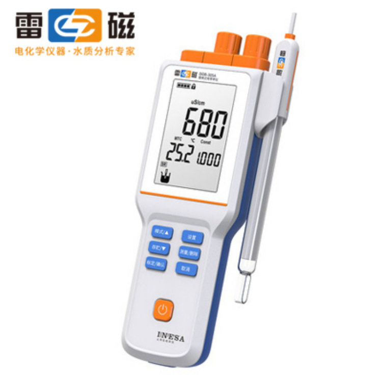 上海雷磁触摸屏便携式电导率仪DDB-305A