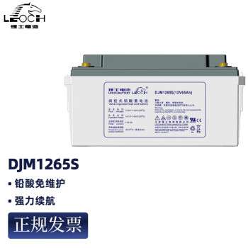 LEOCH理士铅酸免维护蓄电池DJM1265S 12V65AH UPS电源
