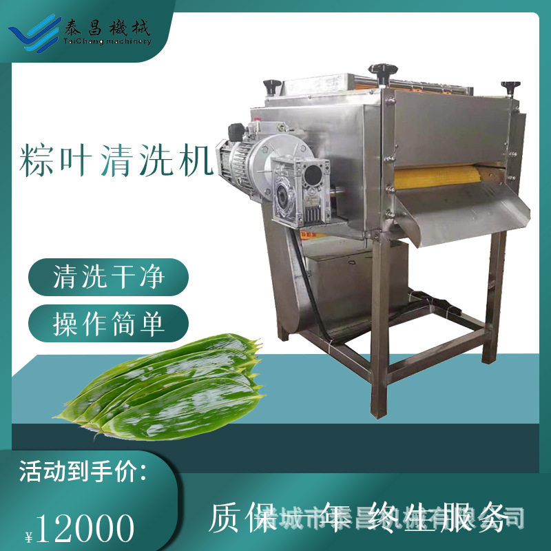粽叶清洗机芦苇叶胡叶清洗机器黄粑叶清洗设备洗枇杷叶箬竹叶机
